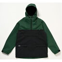 23-24モデル【ANTHEM】アンセム【THREE FLAPS ANORAK】FORESTGREENxDEEP BLACK【ハーフジップ】パーカー【耐水パーカー】2 レイヤー【プルオーバーパーカー】ANORAK 【スノーアノラック】スノーボードウェア【スノーボード】正規品【ウエアー】AN2338 送料無料