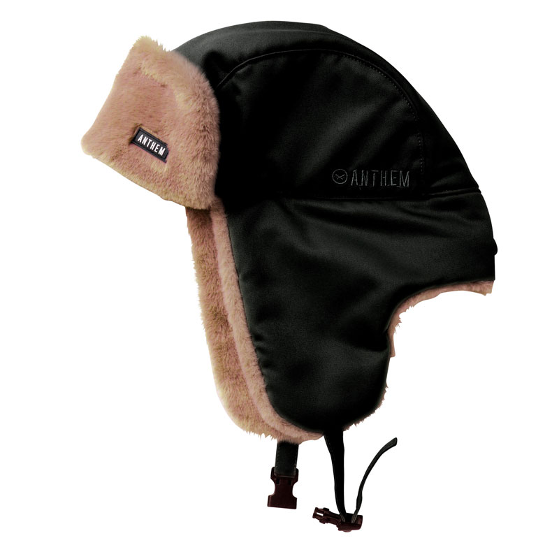 【ANTHEM】アンセム【PILOT CAP】BLACK【帽子】 パイロットキャップ 正規品【SNOWBOARD】スノーボード