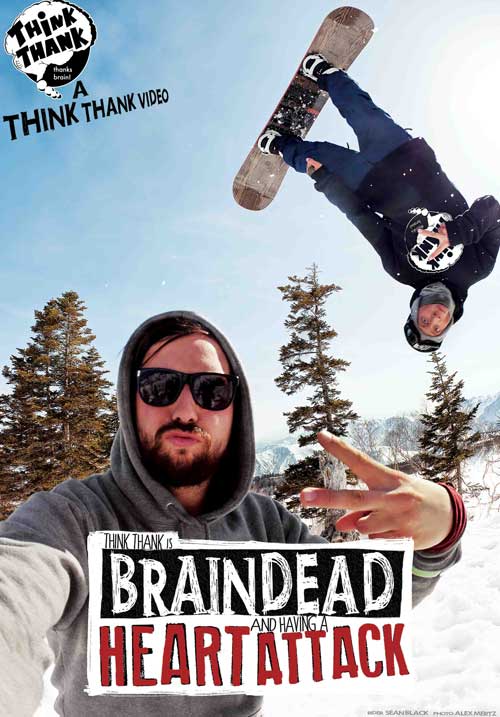 【THINK THANK is Brain Dead and Having a Heart Attack】シンクサンク【SNOWBOARD】スノーボード【DVD】ネコポス対応可【3800】