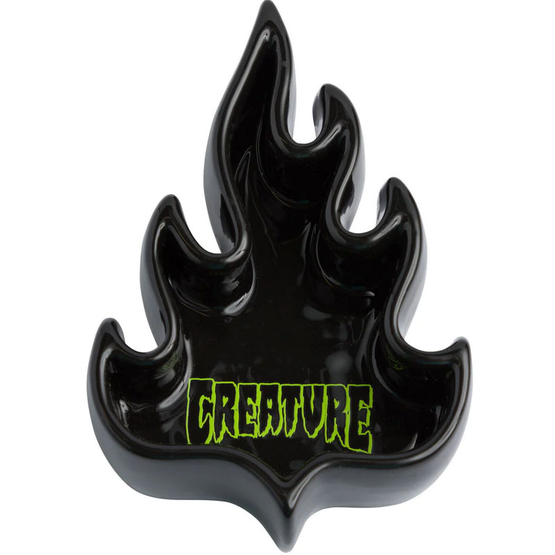 【CREATURE】クリーチャー 【Logo Flame Creature Valet】BLK【セラミックバレット】灰皿【アクセサリー入れ】スケート