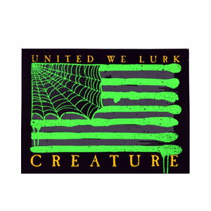 【CREATURE】クリーチャー【Lurk Nation Decal 4inch】 (約10.1cm)【スケート】ステッカー