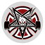 INDEPENDENTۥǥڥǥȡThrasher Pentagram Cross Sticker2.75inch (7cm)ڥܡۥƥåSKATEBOARDۥå㡼ڥܡۥͥݥб