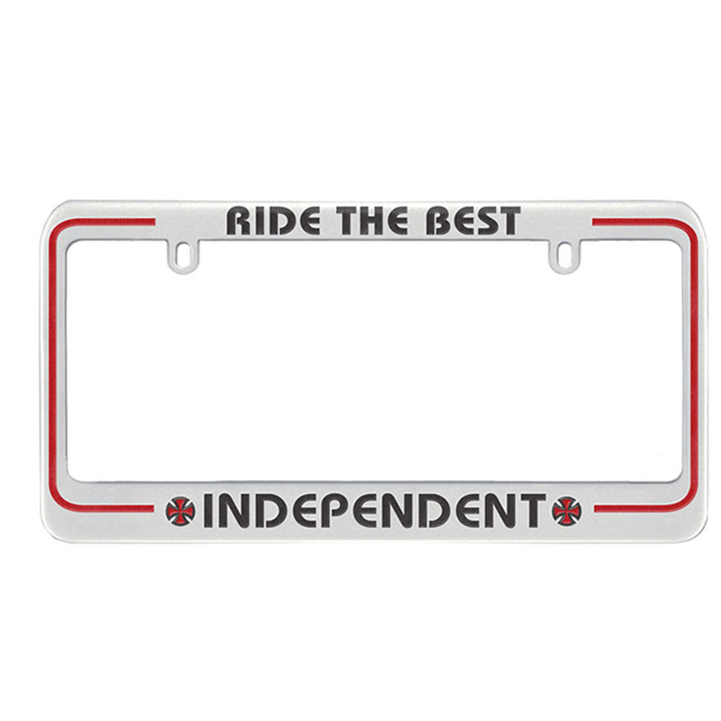 IndependentۥǥڥǥȡRIDE THE BEST LICENSE PLATE FRAMChainSilverSKATEBOARDۥܡڥȡۥ饤󥹥ץ졼ȡڥʥСե졼ۥͥݥбġUSʡ