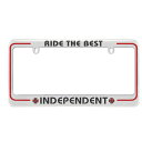 【Independent】インディペンデント【RIDE THE BEST LICENSE PLATE FRAMChain】Silver【SKATEBOARD】スケボー【スケート】ライセンスプレート【ナンバーフレーム】ネコポス対応可【US規格】