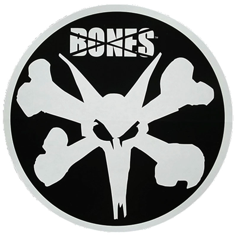 【BONES WHEEL】ボーンズ【Rat Sticker Black】直径10.2cm【SKATEBOARD】スケボー【スケート】ステッカー【ネコポス対応可】