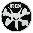 【BONES WHEEL】ボーンズ【Rat Sticker Black】直径15.5cm【SKATEBOARD】スケボー【スケート】ステッカー【ネコポス対応可】