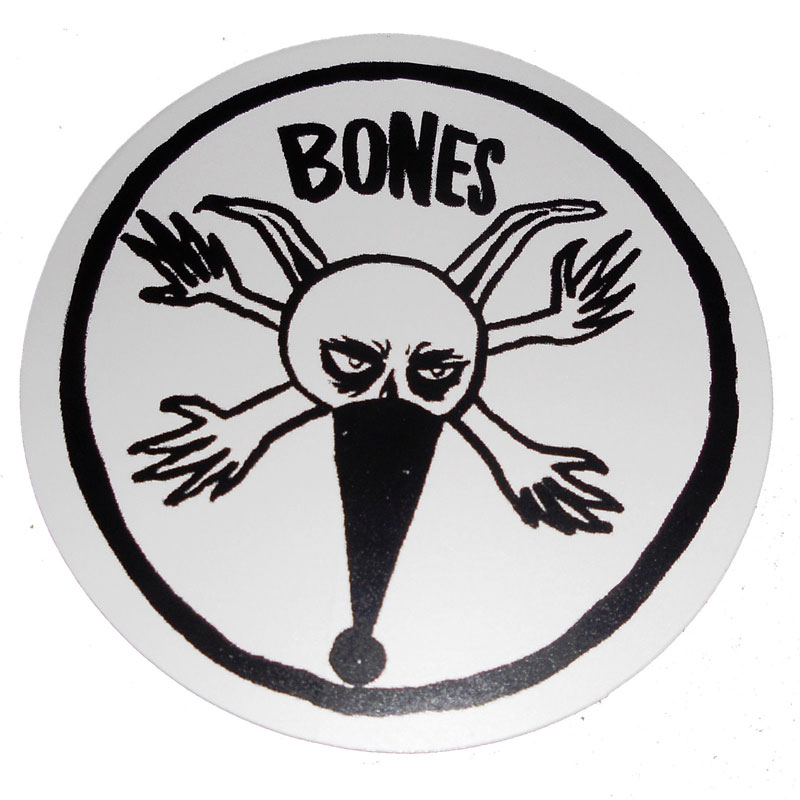 【BONES WHEEL】ボーンズ【Pope Vato Rat Logo Sticker】直径10cm【SKATEBOARD】スケボー【スケート】ステッカー【ネコポス対応可】