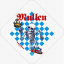 【POWELL PERALTA】パウエル ペラルタ【Rodney Mullen Sticker】H 11.1cm x W 11.1cm【SKATEBOARD】スケボー【ステッカー】BONES BRIGADE【ステッカー】ネコポス対応可