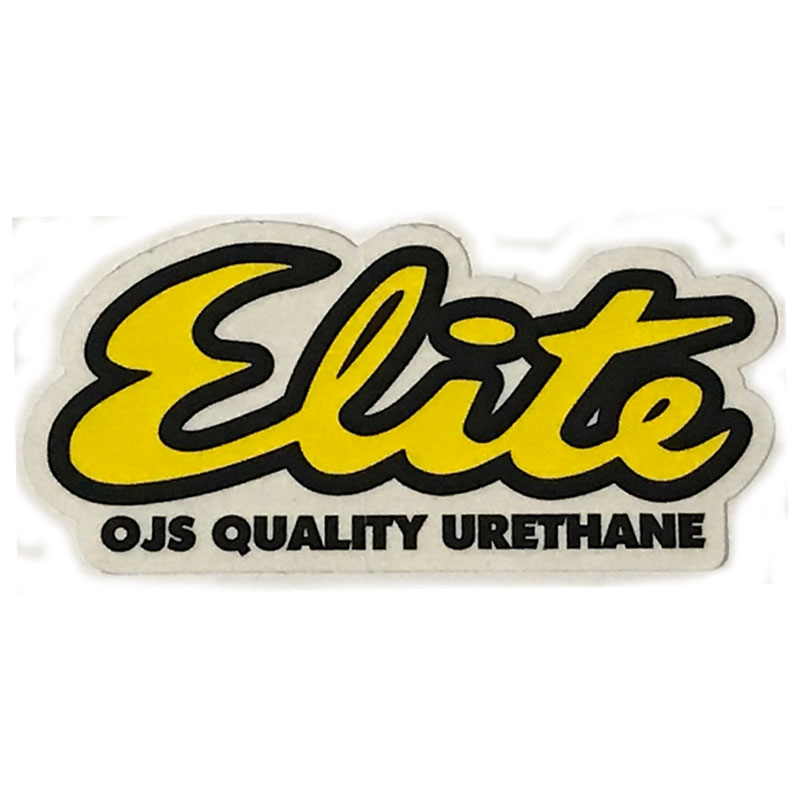 OJ WHEELSۥ Elites Sticker Yellow 4.11inch (10.5 5cm)SKATEBOARDۥܡڥۥȡWHEELۥ꡼ȥ꡼ƥåڥͥݥбġ