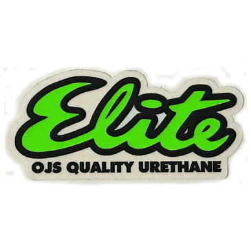 【OJ WHEELS】オージェイ ウィール【Elites Sticker Green】 4.11inch (横幅10.5 縦5cm)【SKATEBOARD】スケボー【ウィール】スケート【WHEEL】エリートシリーズステッカー【ネコポス対応可】