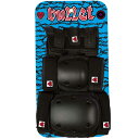 【BULLET】バレット【adult Six Pad Set】Black【プロテクター】大人用【3点SET】スケボー【防具】SKATEBOARD 【スケート】手首、肘、膝の3点セット