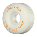 【MINI LOGO】ミニロゴ【C-CUT】53mm 101A WHITE【SKATEBOARD】スケートボード【ウィール】WHEEL 【スケート】スケボー