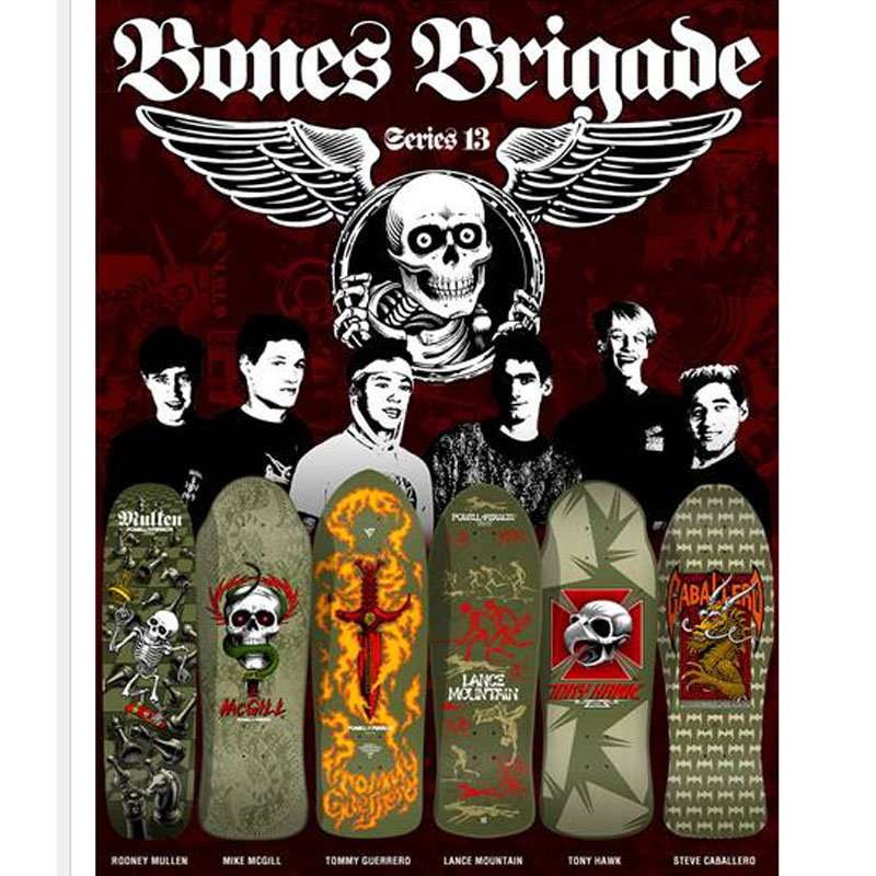 【POWELL】パウエル【Powell Peralta Bones Brigade Series 13】Full set 【SAKTEBOARD】スケボー【スケート】オールド【シリーズ13】Bones Brigade【限定】Complete All 6 Boards【デッキ】送料無料