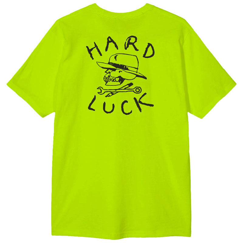 楽天StaleFink【HARD LUCK】ハードラック【OG LOGO Tee】SaftyGreen【SKATEBOARD】スケボー【Jason Jessee】ジェイソンジェシー【ネコポス対応可】Tシャツ