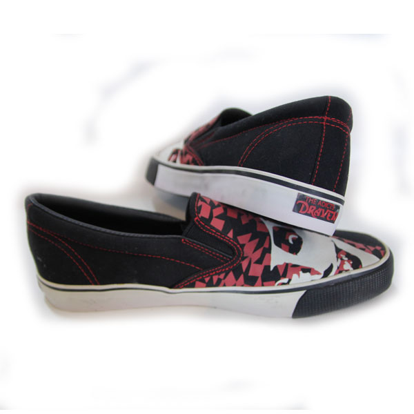 【Draven】ドリブン【ADICTS Jaster Slip On】Black/Black 8.5inch (26.5cm)【ADICTS】アディクツ【レジェンド】SKATEBOARD【スケボー】スケシュー【靴】オールド【レア】希少【デッドストック】スリップオン