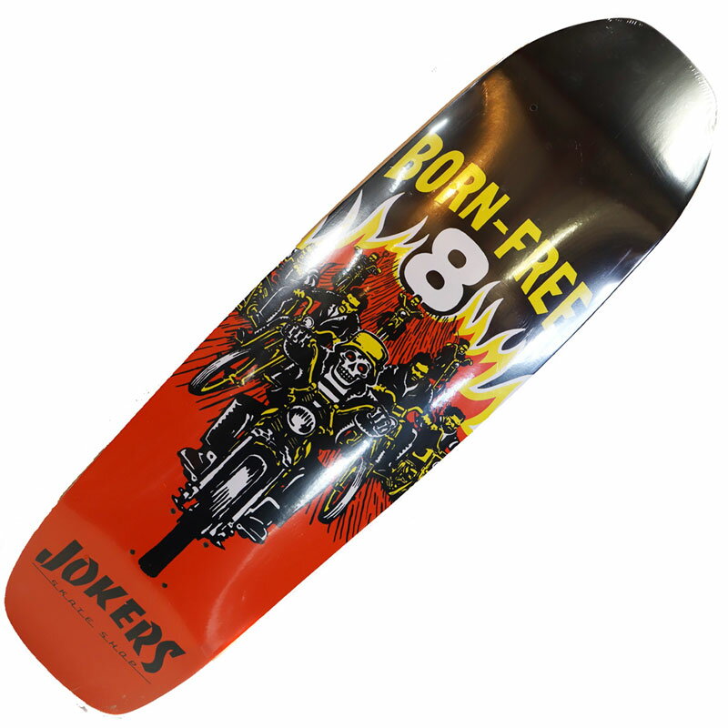 【BORN FREE】ボーンフリー【Born Free 8 Motorcycle Show DECK】9 x 33.2inch【Chopper】チョッパー【チョッパーショー】デッキ【板】..