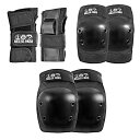 【187 KILLER PADS】187キラーパッド【Junior Pad Set】Black【キッズ】子供用【目安として4歳〜8歳】3点SET【スケボー】プロ...