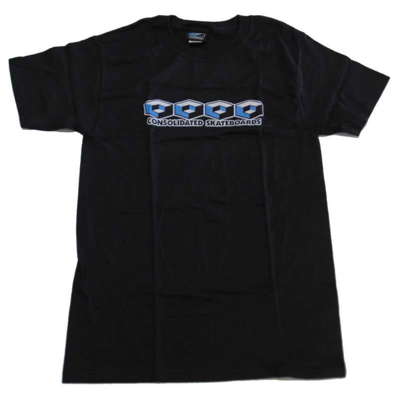 コンソリデーテッドBlack SsizeスケボーTeeティーシャツ