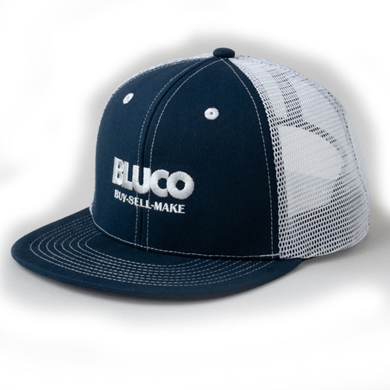 【BLUCO】ブルコ【6PANEL MESH CAP -Logo-】カラーNAVY-WHITE/BLACK-GRAY/BLACK【143-61-001】6 パネルメッシュキャップ【帽子】メッシュキャップ【オールシーズン】