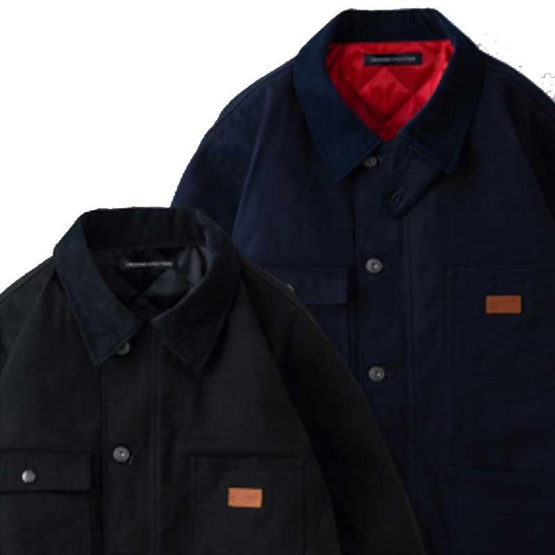 アンクラウド2カラーBLACK / NAVYジャケット UC-412-022ブルココートPRIMALOFT