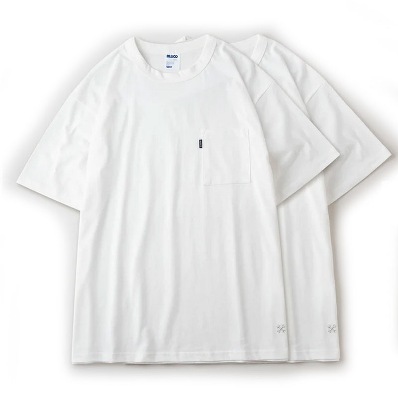 BLUCOۥ֥륳2-PACK POCKET TEE(2顼BLACK / WHITE153-22-014TġڥݥåT...