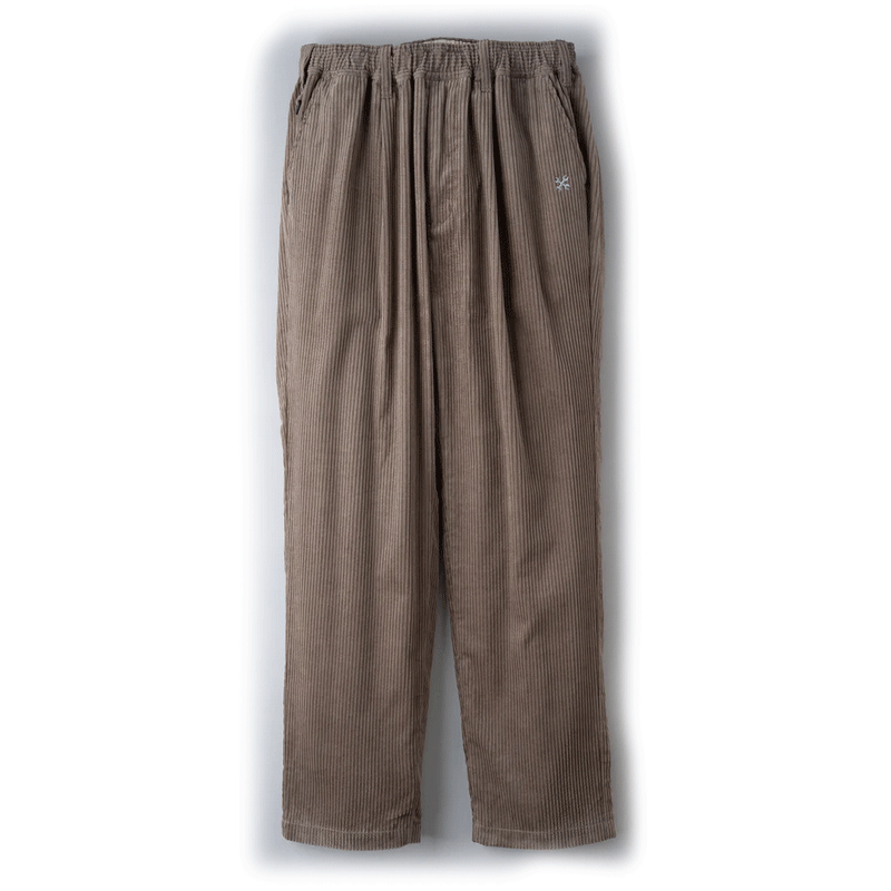 ブルコ3色(GREIGE / CHARCOAL / BROWN) イージーパンツコーデュロイ