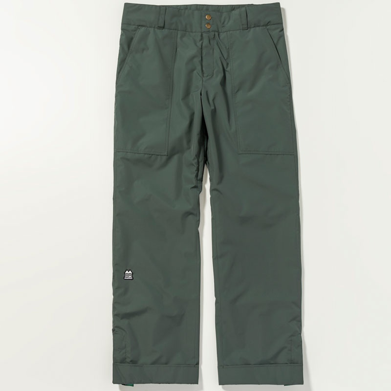 【INHABITANT】インハビタント【THE BAKER PANTS】GREEN ウェア【ベイカーパンツ】BIB【パンツ】SNOWBOARD【スノーボード】正規品【ウエアー】【送料無料】35000