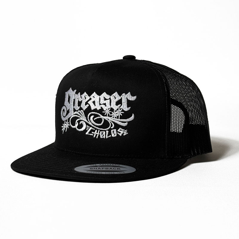Rakuten - 【Greaser】グリーサー【CHOLOS x GREASER_CURLY Q_MESH】BLACK 【帽子】メッシュキャップ【オールシーズン】