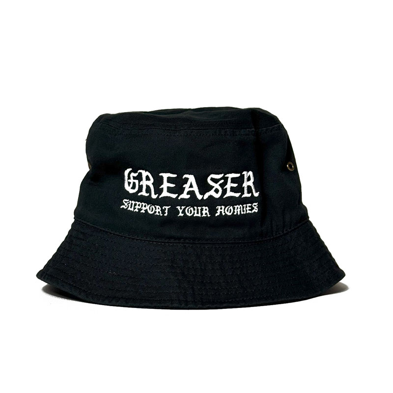 Rakuten - 【Greaser】グリーサー【HOMIES_HAT】BLACK/NAVY (L/XL)【帽子】ハット【バケットハット】ネコポス対応可