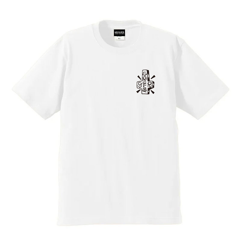【Greaser】グリーサー【PRISONER (T-SHIRTS)】White【Tシャツ】半袖【LOWRIDER】ネコポス対応可