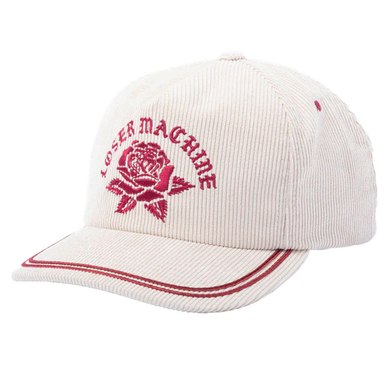 乐天商城 - 【LOSER MACHINE】ルーザーマシーン【SALOON HAT】OFF WHITE【帽子】スナップバック【コーディロイ】