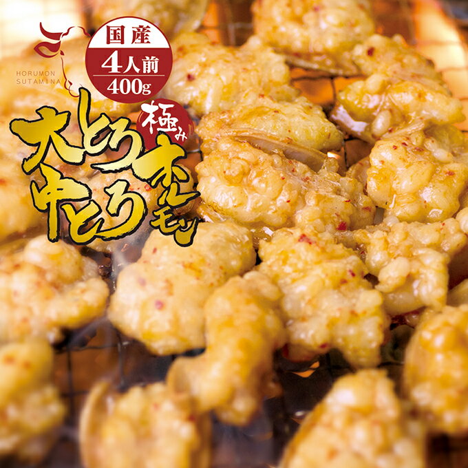 国産 牛 極上大・中トロ 食べ比べ ミックス ホルモン 400g 附属タレ付き 【セット購入で増量おまけ特典】ホルモン鍋 お試し バーベキュー BBQ 焼肉 セット ホルモン焼き ホルモン揚げ もつ鍋 ホルモンミックス バレンタイン ホワイトデー 卒業