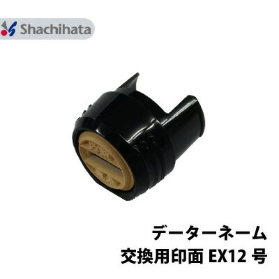 【印面のみ】シャチハタ データーネーム EX12号 別注品 直径 12.5mm