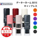 シャチハタ データーネーム EX15号 キャップレス イラスト入り グループD 別注品 直径 15.5mm【本体+印面セットでお届け】送料無料