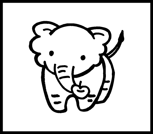 Rakuten - 手帳 スタンプ どうぶつスタンプ ぞう ネコポス発送OK