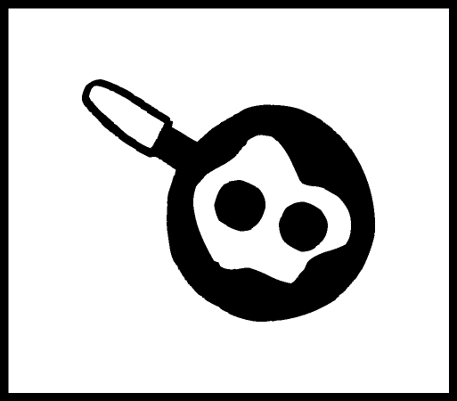 Rakuten - 【ネコポス発送OK！】食べ物スタンプ　目玉焼き