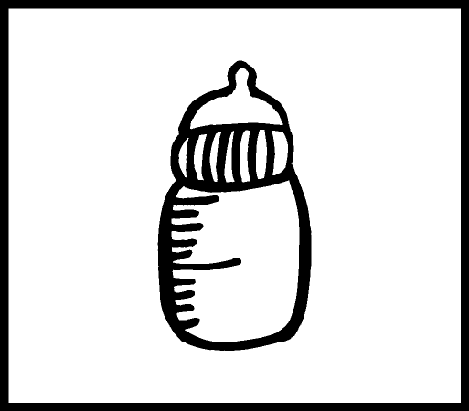 Rakuten - 【ネコポス発送OK！】食べ物スタンプ　ミルク