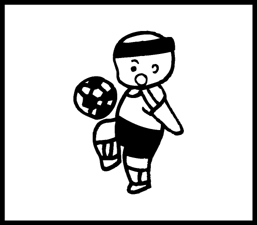 Rakuten - 【ネコポス発送OK！】キャラクタースタンプ 　サッカー