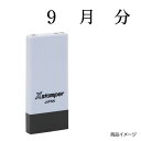 シャチハタ 科目印 X-NK-519 0519「9月分」 印面サイズ：4×21mm[既製品/シヤチハタ/スタンプ/浸透印/Xスタンパー/はんこ/ハンコ/判子/文房具/事務用品/ビジネススタンプ/シャチハタ印/しゃちはた/Shachihata]【メール便配送対応商品】