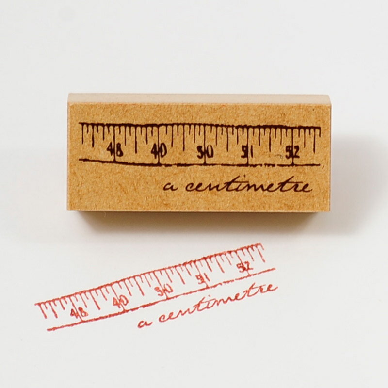 -蚤の市スタンプ-【かわいいスタンプ　ハンコ スタンプ　メジャー　巻尺】　【手作り雑貨・手芸用に最適。】【ネコポス定形外郵便対応！】