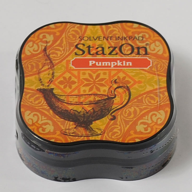 スタンプインクパッド【ステイズオン・ミディ】【パンプキン】【スタンプインク】【かわいいスタンプ】【オリジナルスタンプ】【ネコポス定形外郵便対応】