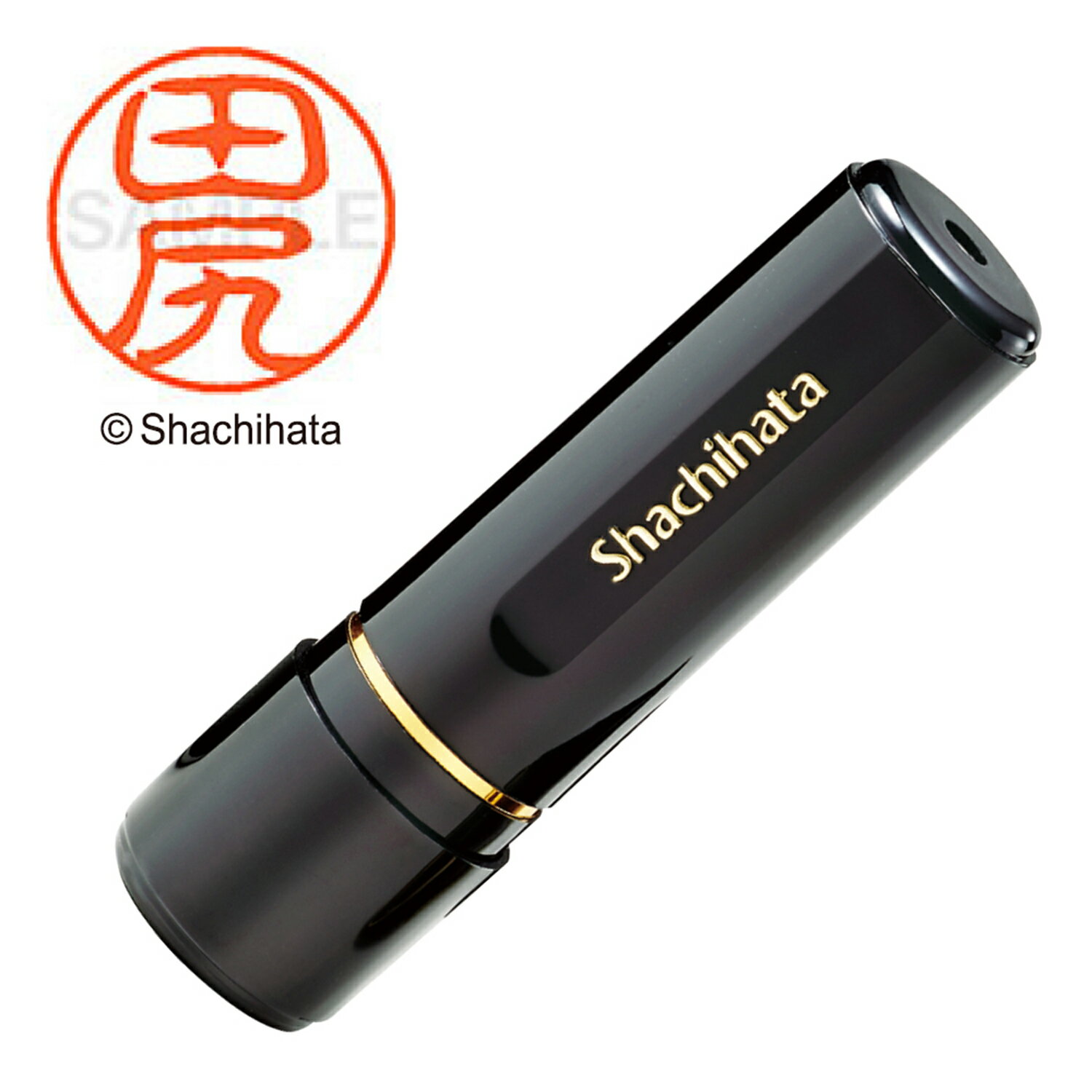 基本情報 印面サイズ：直径11mm 商品サイズ：φ20.5×70.2mm 商品重量：16g 書体：古印体 インキ色：朱色 既製品：1,000氏名 準既製品：1,383氏名 合計：2,383氏名 特長 ・重厚な印影を残すネーム印。 ・ひとまわり大きな印面サイズ直径11ミリ。 ・どっしりした落ち着いた印影が自慢。書体は古印体を使用しています。 注意事項 ※印鑑証明には使用しないでください。