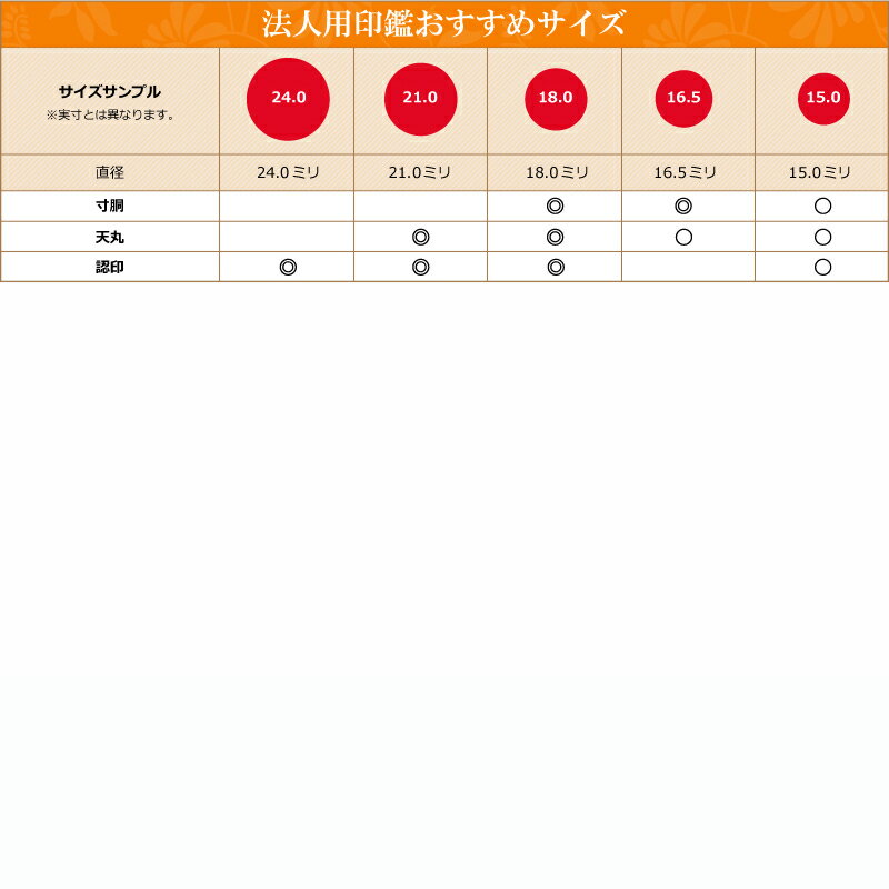 【法人印鑑セット】柘(アカネ) 2本セット 天丸18.0/天丸16.5 （代表印/銀行印/角印/会社） 3