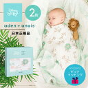 【日本正規品】ディズニー Disney おくるみ エイデンアンドアネイ aden+anais モスリンラップ 2枚セット ガーゼ コットン スワドル ベビー 赤...