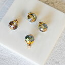 5個//レジン クリア クリスタル ストーン きらきら オーロラ 丸 アクリルパーツ アクセサリーパーツ パーツ ハンドメイドパーツ ピアス ビーズカボション クリア オリジナルハンドメイド 問屋 卸 大人可愛い ハンドメイド材料 素材 手芸 09-12-001
