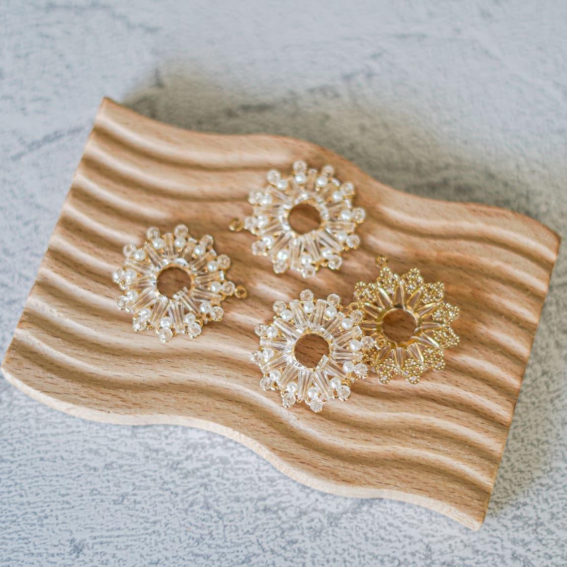 ＼今だけ クーポン ！12/4~12/11 限定 ／ 4個// ピアスパーツ パールピアス つぶつぶパール ビーズ ハ..