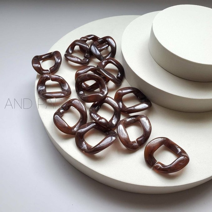 ＼今だけ クーポン ！12/4~12/11 限定 ／ (4個)　コーヒー　チェーンパーツ　 アクリルパーツ　ハンド..