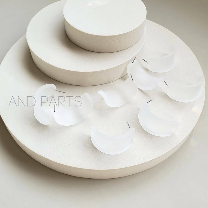 ◆ひと手間加えたラバー加工!!!こちらはピアス埋め込みタイプになりますので、既製品のような仕上がりをお求めのお客様にお勧めのパーツになります ▲キャッチは付属されておりません ▲小傷が生じる場合がございますが交換対象にはなりませんのでご理解...