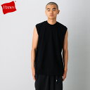 ヘインズ Hanes T-SHIRTS KURO スリーブレスTシャツ メンズ レディース ユニセックス 25SS 25春夏 カジュアル シャツ タンクトップ ...