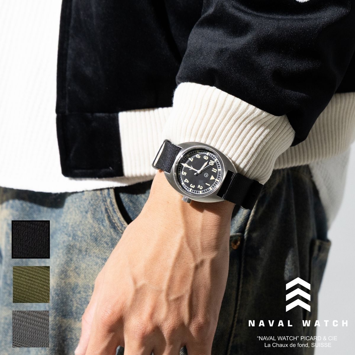 ナバルウォッチ NAVAL WATCH/N.W.C Mil.-02 ROYAL AIR FORCE TYPE メンズ レディース ユニセックス 時計 腕時計 カジュアル 普段使い アンティーク アナログ おしゃれ ギフト プレゼント 誕生日 バレンタイン クリスマス MIL-02
